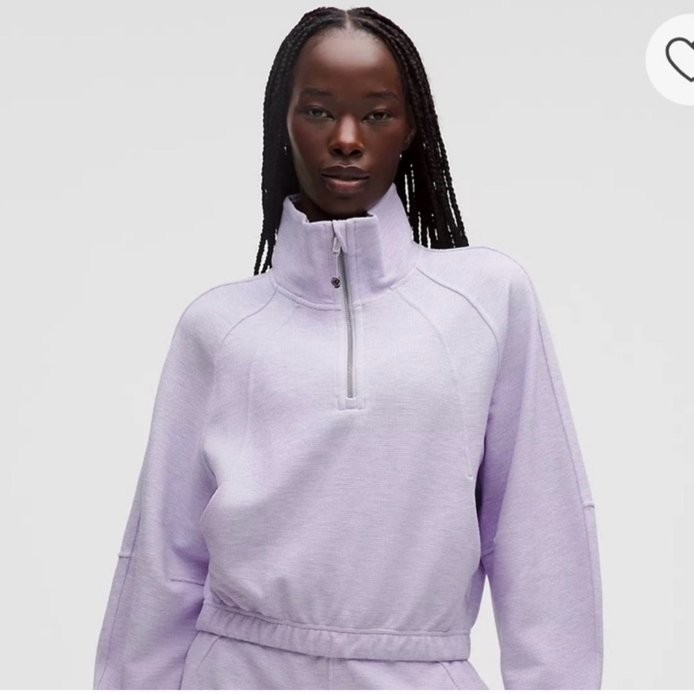 Lululemon scuba cropped waffle
